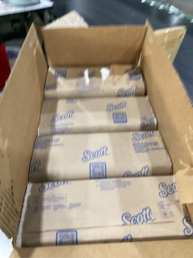 Condition photo showing New/Like New for scott® professional universal multifold paper towels, bulk (01840), absorbency pockets, 9.2" x 9.4" sheets, standard tier, compressed, white (250 sheets/pack, 16 packs/case, 4,000 sheets/case) 250 count (pack of 16)