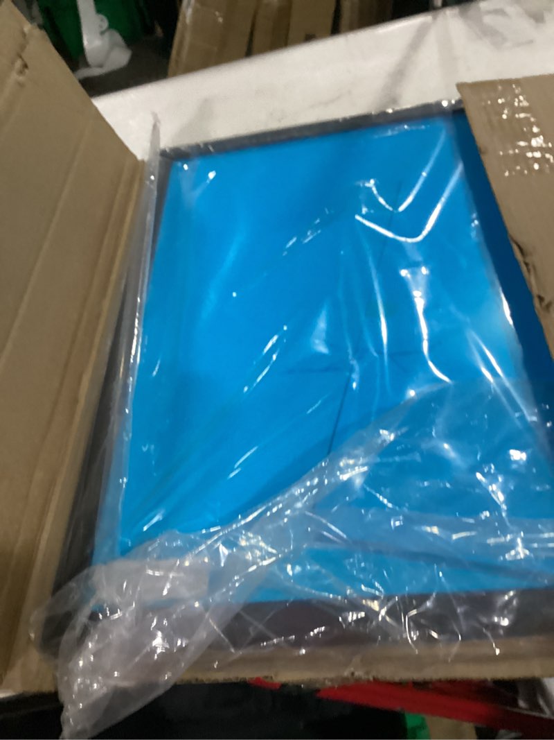 Condition photo showing New/Like New for Poster Palooza 20x20 Puzzle Frame Black Solid Wood Puzzle Frame Made to Display Puzzles Measuring 20x20 Inches with UV Acrylic and Hanging Hardware 20x20 No Mat