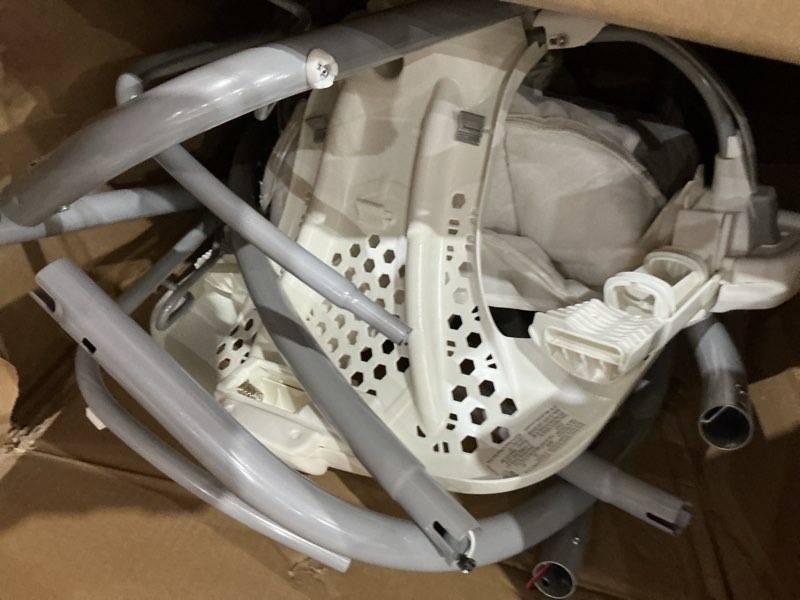 Condition photo showing As Is for graco duetconnect lx portable baby swing and bouncer, multi-direction baby bouncer seat, multiple swing speeds, great gift for new parents, redmond