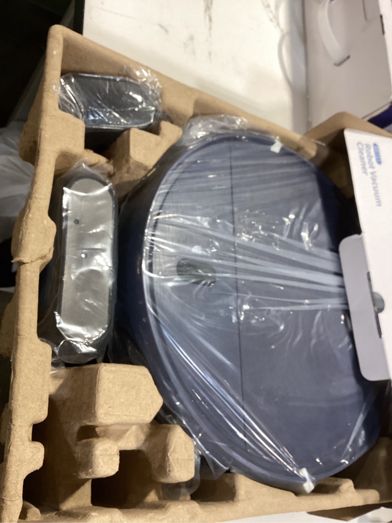 Condition photo showing Good Condition for robot vacuum and mop combo, 2 in 1 robot vacuum cleaner with wifi/app, smart robotic vacuums with strong suction, schedule, self-charging, slim, quiet, ideal for hard floor, pet hair, low pile carpet black