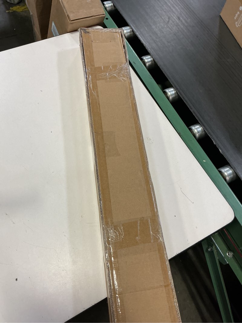 Condition photo showing New/Like New for jubest 48" concealed barn door hardware kit with soft close mechanism, wall mounted invisible sliding door track for opening width 40" to 44", hidden barn door hardware kit, door needs groove 48in(no door)