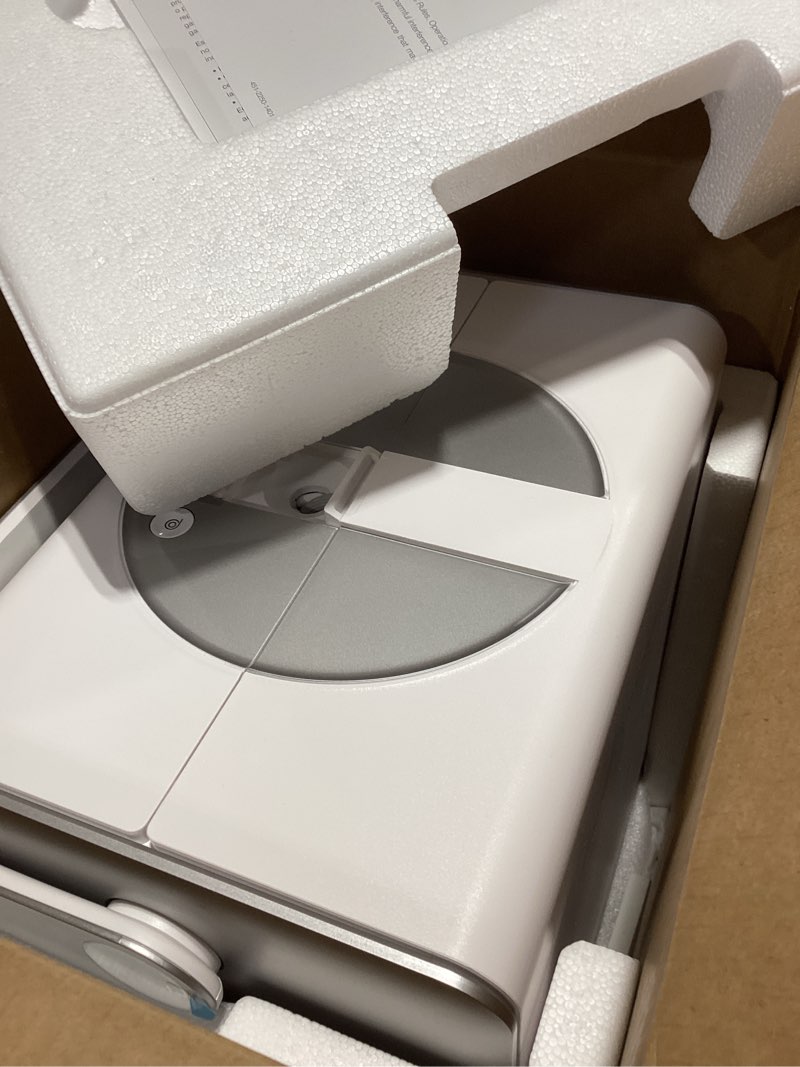 Condition photo showing New/Like New for ECOVACS WINBOT Mini Window Cleaning Robot - Compact Design, Dual Nozzles with Ultrasonic Spray, 9-Stage Protection System, Intelligent Path Planning, 3 Cleaning Modes, Anti-Slipping System