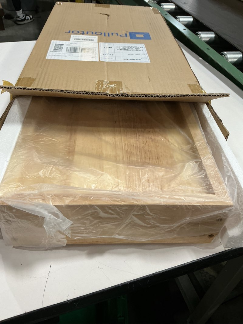 Condition photo showing Good Condition for Wooden Pull out Cabinet Organizer 11" W x 21" D x 3.35" H, Heavy Duty Slide Out Drawers Pull-Out Home Organizers for Kitchen Cabinets 1 tier-11*21 in