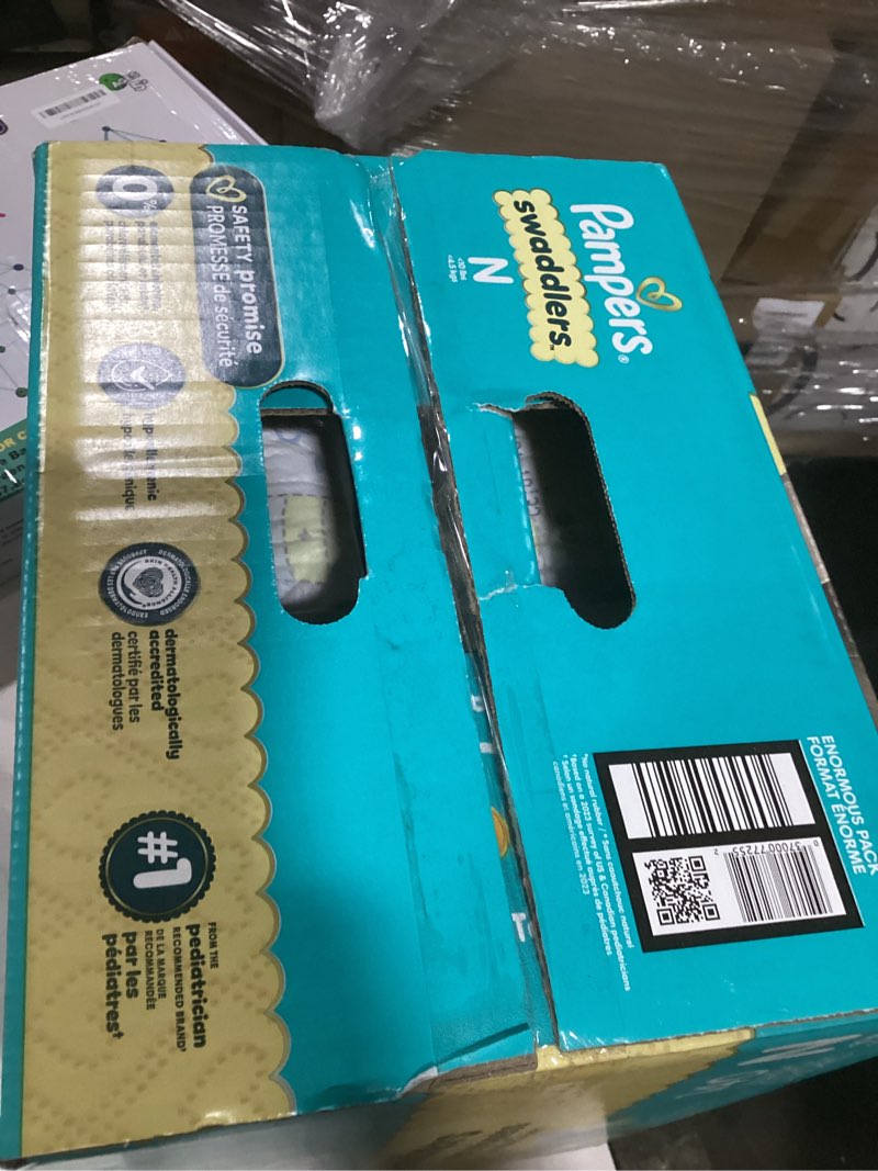Condition photo showing Good Condition for pampers swaddlers diapers, size 0 (up to 10 lbs), 140 count, absorbent, keeps baby dry and comfortable, skin safe disposable baby diaper (packaging may vary) newborn 140