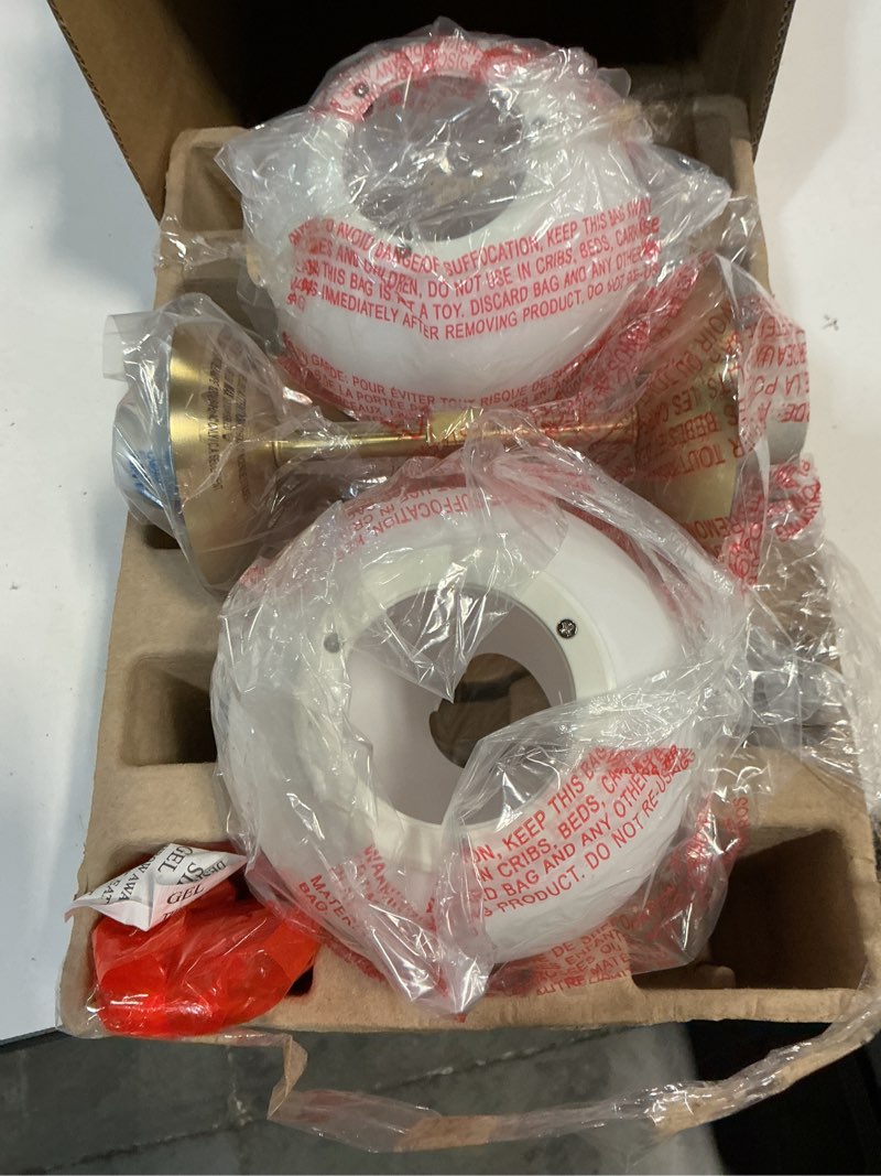 Condition photo showing As Is for  origin 21 tupelo 5.88-in 2 light brushed gold modern/contemporary bathroom vanity light