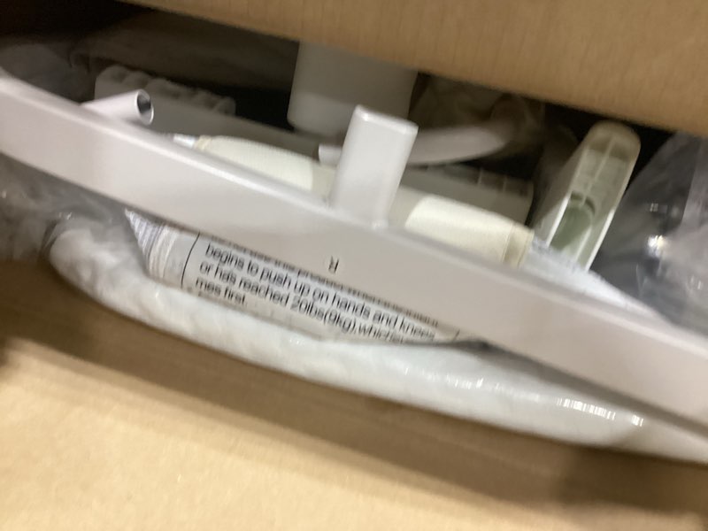 Condition photo showing Good Condition for Electric Baby Bassinet, All-Mesh Bedside Sleeper with 3-Speed Auto Rocking, 8 Soothing Sounds, Remote Control, 5-Height Adjustable Baby Crib with Wheels & Storage for Newborn 0-6 Months, Beige