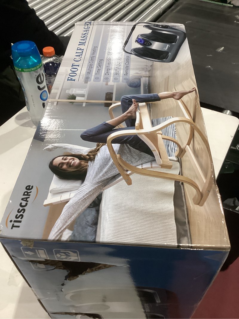 Condition photo showing Good Condition for TISSCARE Shiatsu Foot Massager with Heat, FSA Eligible HSA Foot Massager for Plantar Fasciitis, Neuropathy, Circulation and Pain Relief, Massage Feet at Home/Office, Gift for Men and Women 2026 New Upgraded,gray