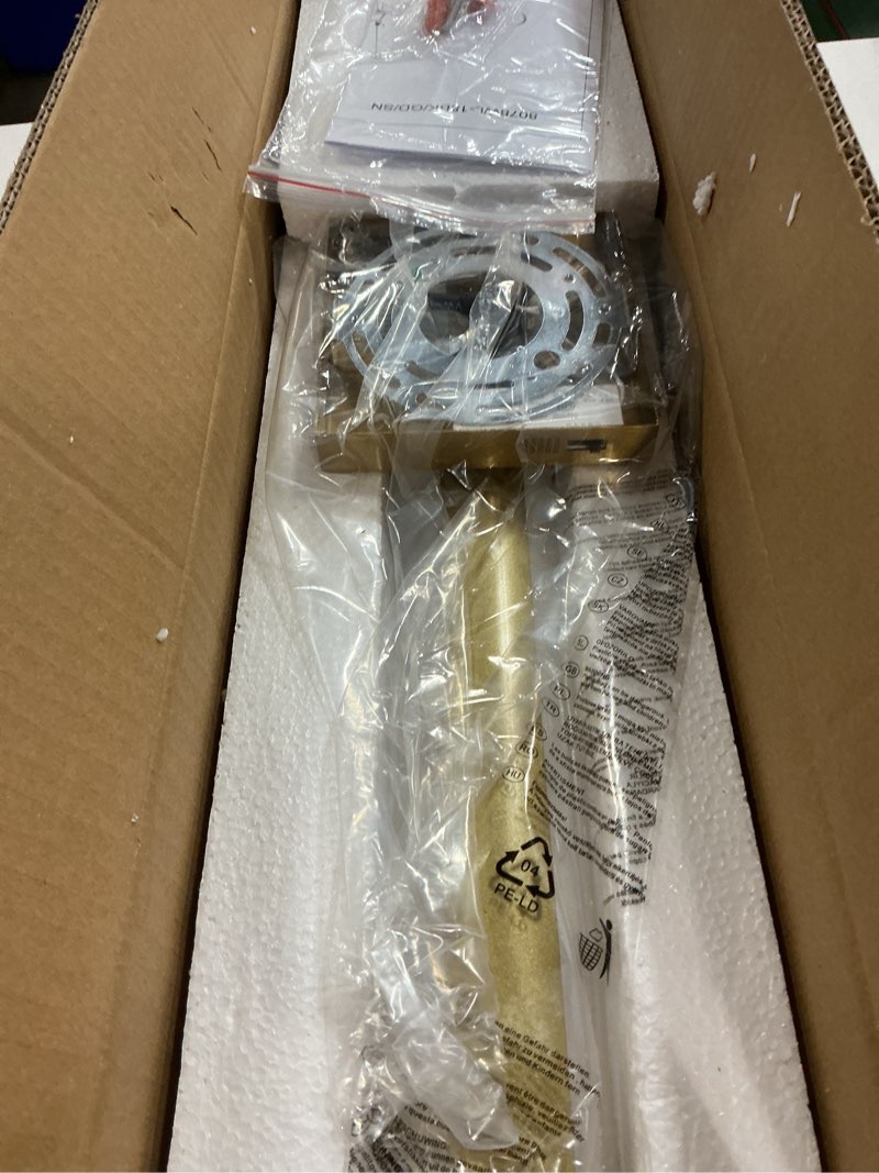 Condition photo showing Good Condition for bathroom vanity light fixtures over mirror - 22.8 inch gold bathroom light fixtures with acrylic shade 18w dimmable 5cct led vanity light modern bathroom sconces gold 22.8 inch