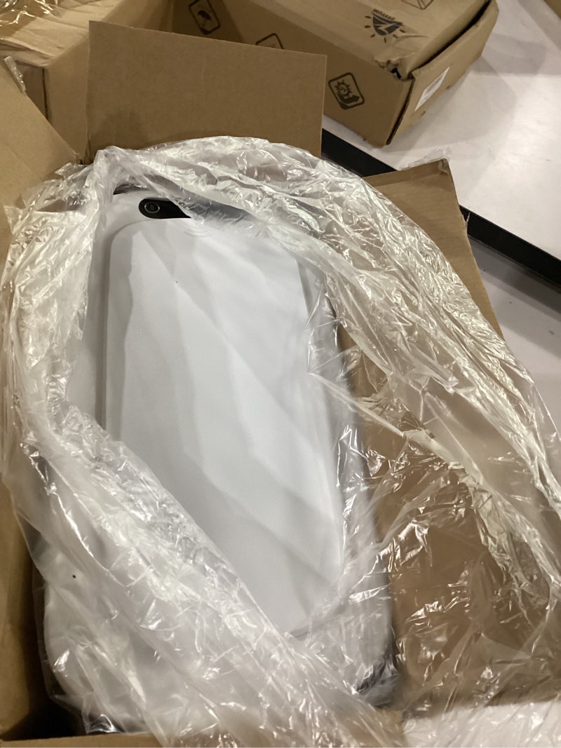 Condition photo showing Good Condition for cesun automatic motion sensor bathroom trash can with lid, 2.6 gallon touchless trash bin, smart plastic slim garbage can small white wastebasket for toilet, office, rv, bedroom, living room