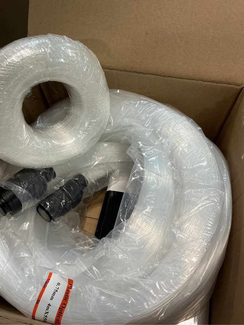 Condition photo showing Good Condition for AZIMOM Dual Color 32W 1100pcs Fiber Optic Starlight Headliner Kits 0.03in 13.1ft Strands,RGB Meteor Shooting Star,Sound Activated Remote APP Control IndoorHome Car Headliner Décor Meteor+1100pcs*0.03in*13.1ft