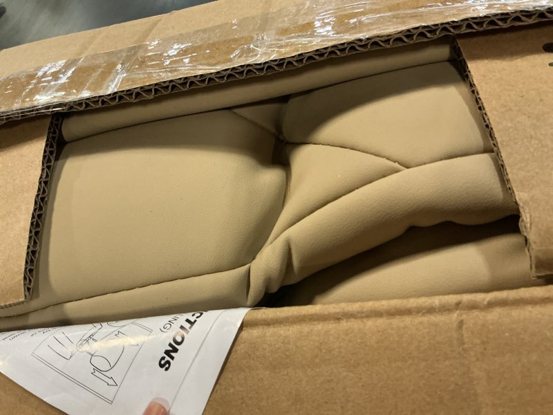 Condition photo showing Good Condition for sapubk custom-fit front seat covers replace for 2001-2005 mazda mx-5 miata, driver and passenger premium leather with back composite soft foam lining seat cover cushion