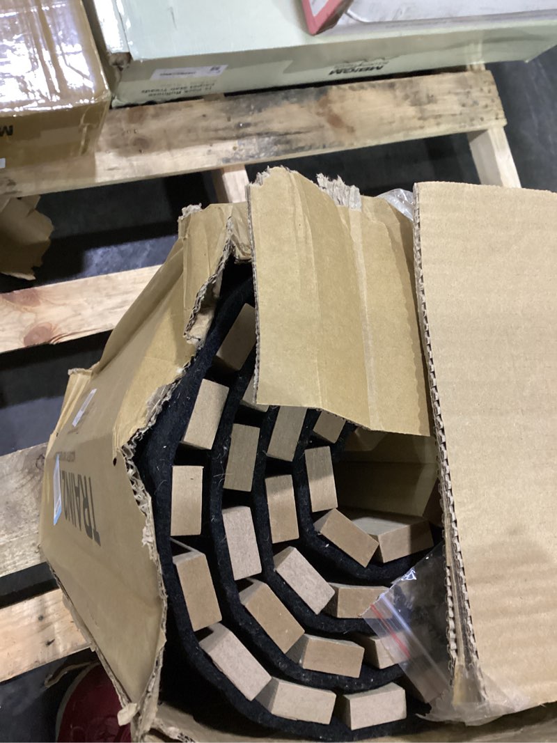 Condition photo showing Good Condition for 94.5 x 23.6 in acoustic wood wall panels,3d flexible soundproof wall panels,wood slat wall panel for interior wall decor (oak)
