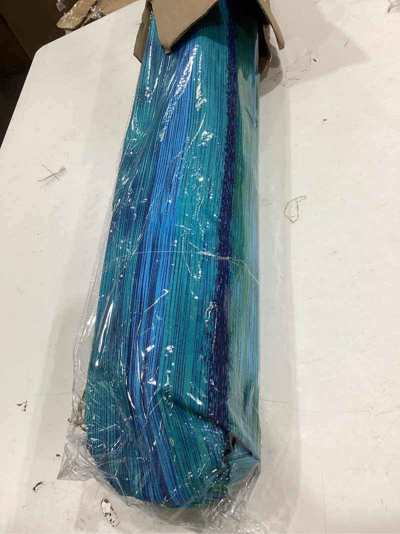 Condition photo showing Good Condition for blissun 7.2' beach umbrella with sand anchor, outdoor portable beach umbrella for sand with tilt pole, carry bag, air vent green