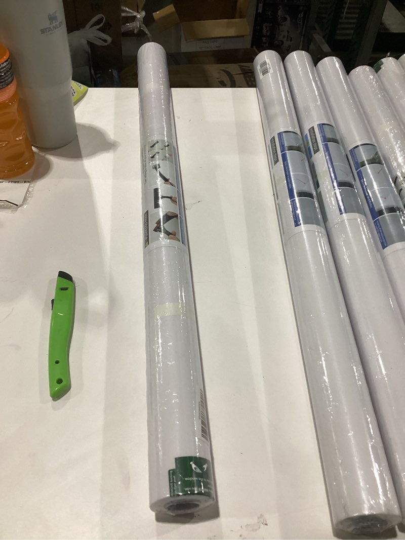 Condition photo showing New/Like New for Frosted Glass Window Film,Window Privacy Film Give Away 3 Installation Tools,Window Tinting Film for Home,Static Window Clings Blackout Sun Blocking Heat Control Privacy Protection White 27.5Inchx236.2Inch