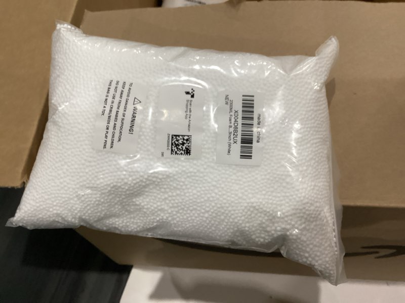 Condition photo showing New/Like New for 2300ML Foam Balls Polystyrene Beads?White Foam Beads for Slime 2-3mm for Kids DIY Craft Foam Polystyrene Balls Party Decoration 9X7X3Inch (White)
