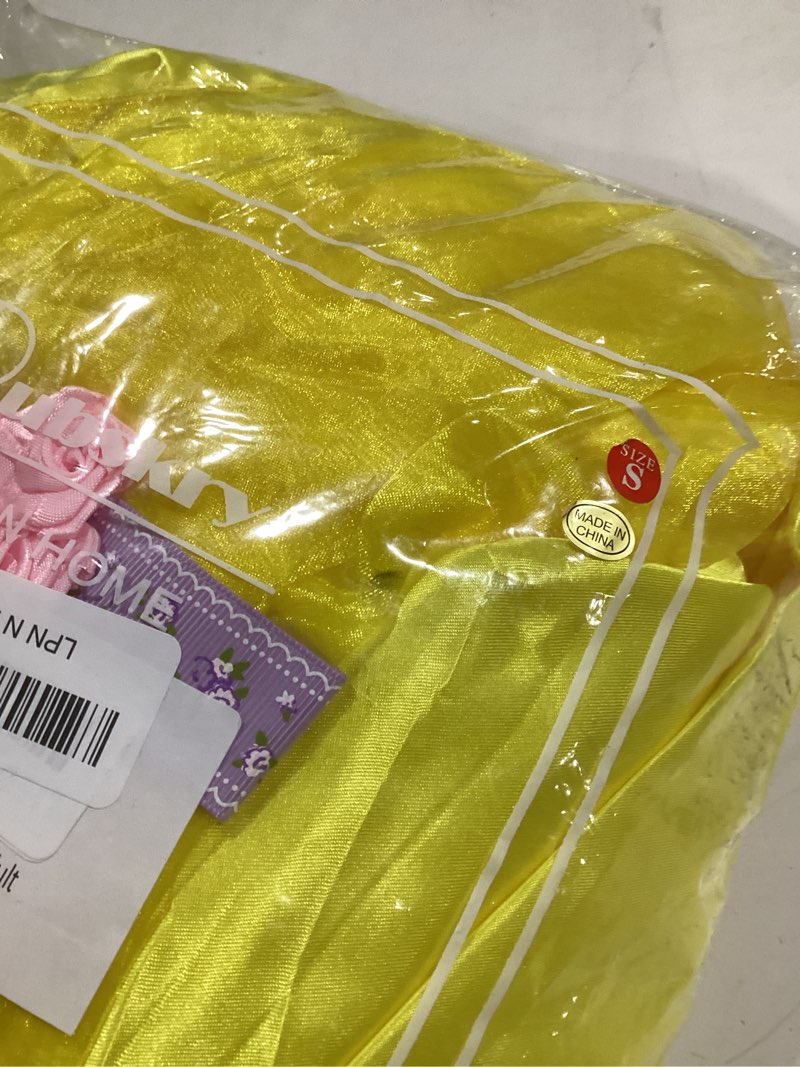 Condition photo showing New/Like New for princess beauty costume for women, girl princess belle dress up ball gown, halloween costume adult small