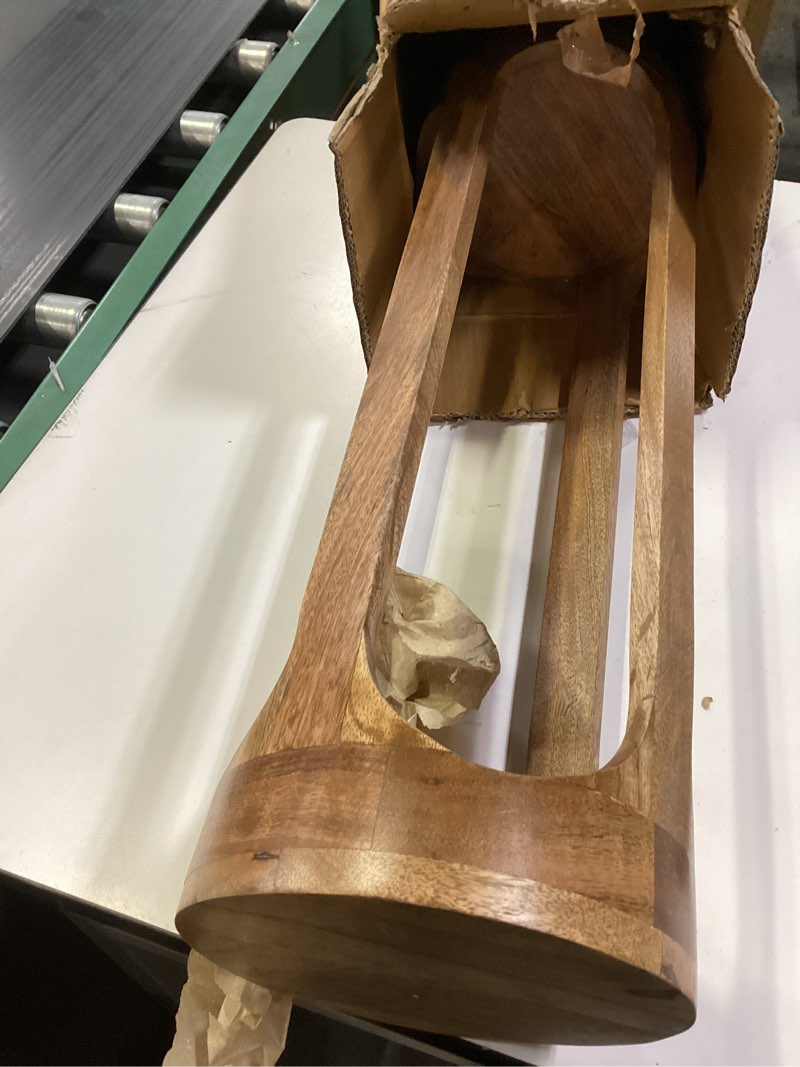 Condition photo showing Good Condition for Solid Wooden Round shaped Drink Table Cup stand for Living room Bed room Side End Coffee pedestal Modren desgin table Modern Wooden Decorative Drink Side endtable For Plant Display&Storages (NT White) Nt White(8x23")