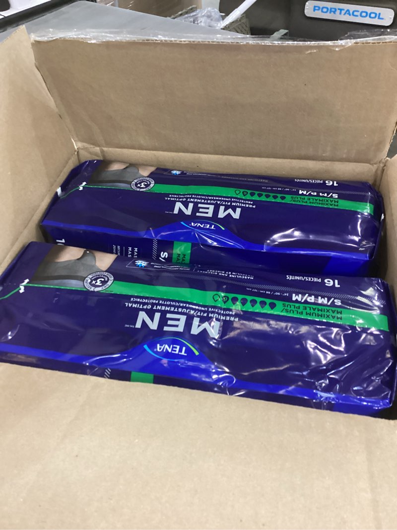 Condition photo showing New/Like New for Tena Protective Incontinence Underwear for Men  Small/Medium  64 Ct