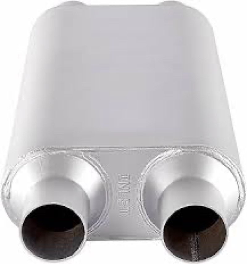 Floshine Universal 80Series Mufflers 3.0 Inch Dul Inlet (ID) 3.0 Inch Dul Outlet (ID), 3 Chamber Per