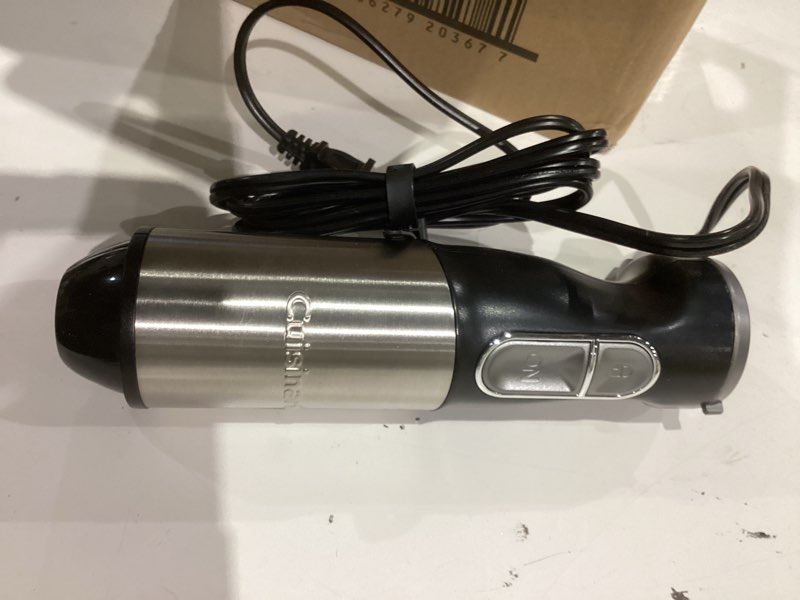 Condition photo showing Good Condition for Cuisinart CSB-179 Smart Stick Variable Speed Hand Blender, Stainless Steel Stainless Steel Variable Speed