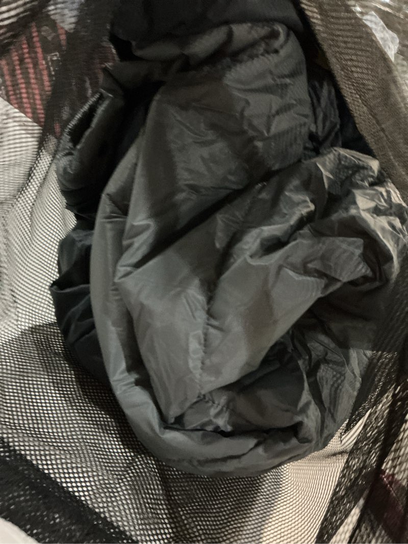 Condition photo showing As Is for eno, eagles nest outfitters vesta topquilt water-repellent and insulated hammock blanket, storm