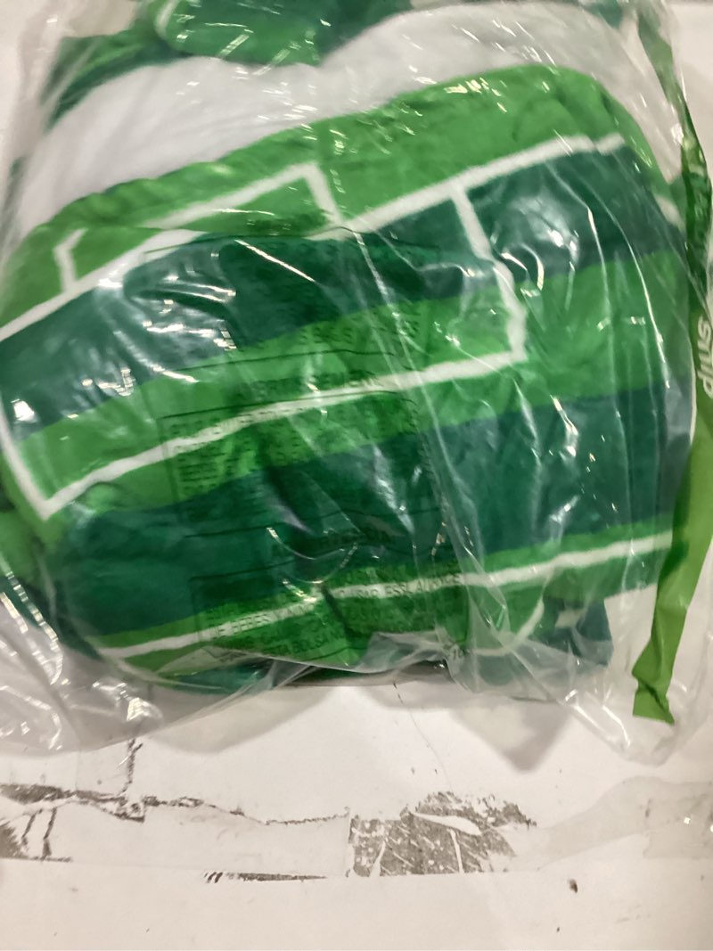 Condition photo showing Good Condition for horaldaily soccer flannel blanket throw, soccer themed green soft fuzzy plush cozy fleece blankets for couch sofa bed lounging decor, ideal gifts for kids adults self, 50x60 green throw(50x60'')