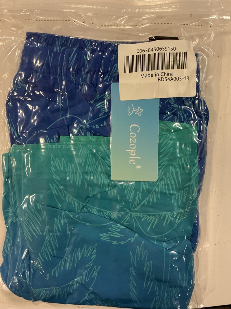 Condition photo showing New/Like New for lollipie boys swim trunks compression liner swim shorts quick dry bathing suit with boxer brief swimwear 18t
