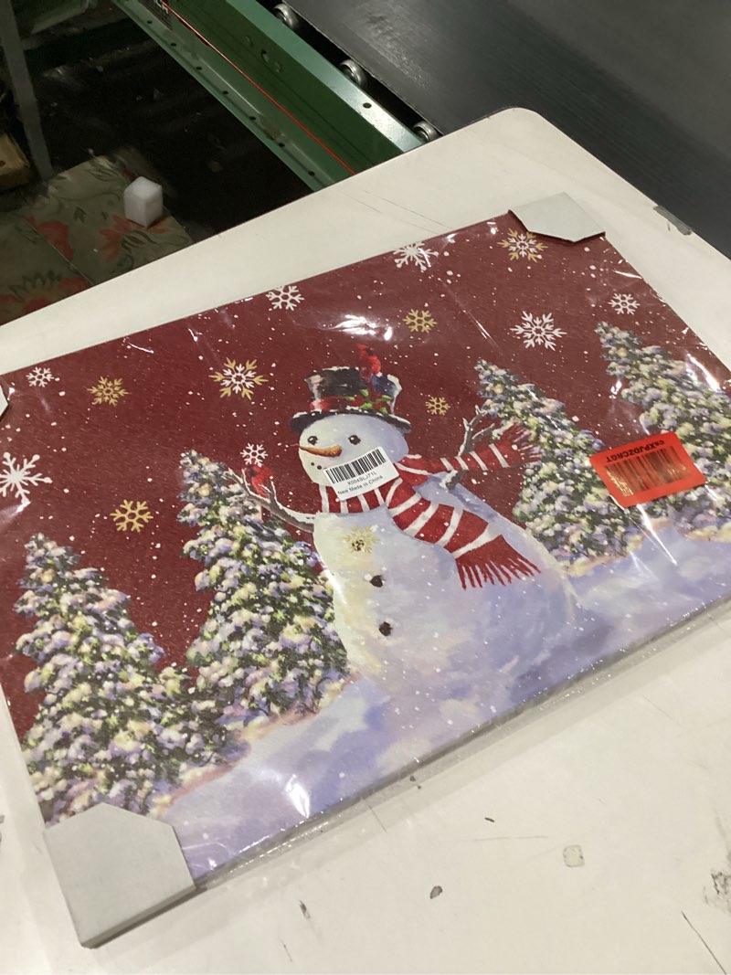 Ai generated snowman print 