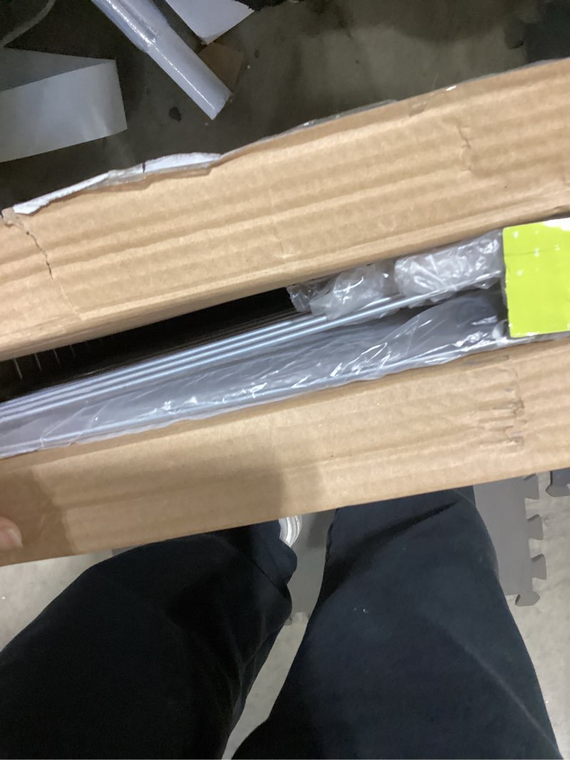 Condition photo showing Good Condition for rubbermaid configurations closet shelves & hanging kit (2) 26" shelves titanium custom pantry organizer and storage/clothes rack for home/laundry/bathroom/mudroom/pantry/linen closet