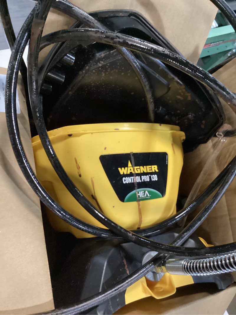 Condition photo showing As Is for control pro 130 hea stand paint sprayer
