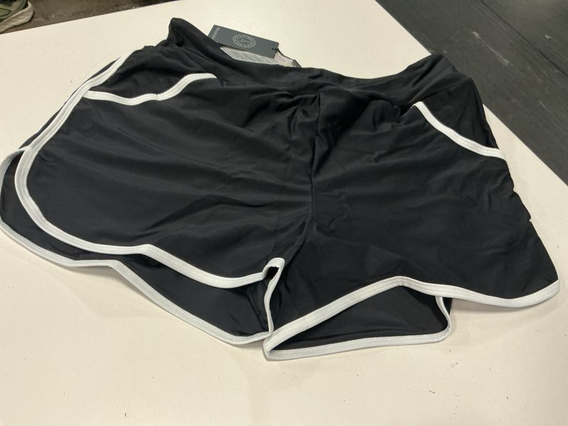 Condition photo showing New/Like New for (size l)relleciga women's high waisted swim shorts swimsuit bottoms board shorts for women