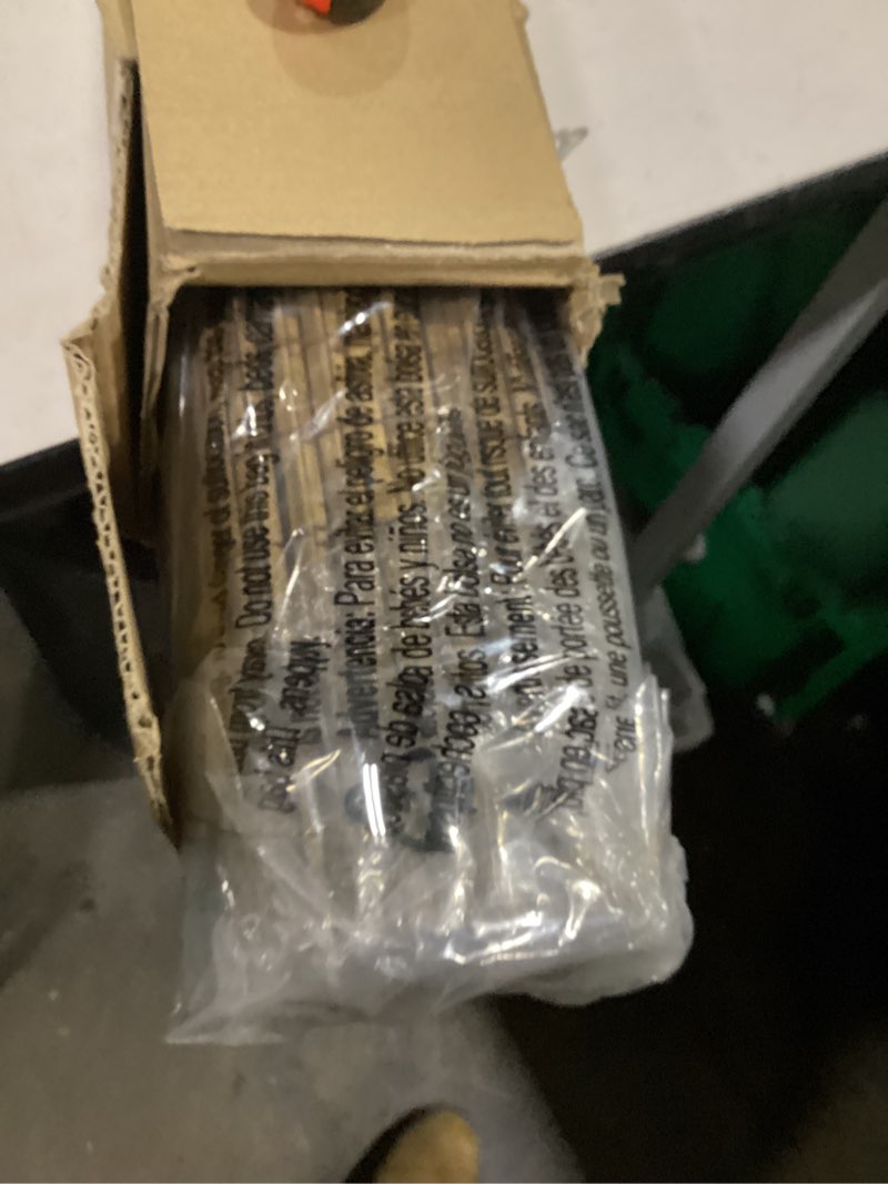 Condition photo showing Good Condition for unishades cordless bamboo roman shades for windows, blinds size (46.5" w ×48" h) colour (highfield teak) ?room darkening?highfield teak 46.5" w × 48" h
