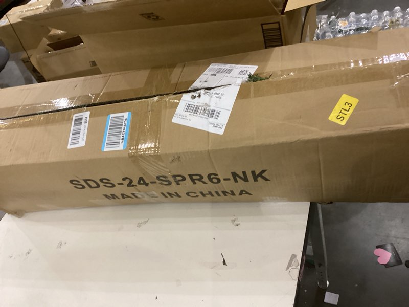 Condition photo showing As Is for 6 Ft Prelit Douglas Fir Christmas Tree Dual Color Changing, Realistic 840 Branch Tips, 250 Warm White&Colored Lights Switch Artificial Full Christmas Tree with Timer 8 Mode, Metal Stand UL Plug Hinged 6 Ft Spruce Full Tree