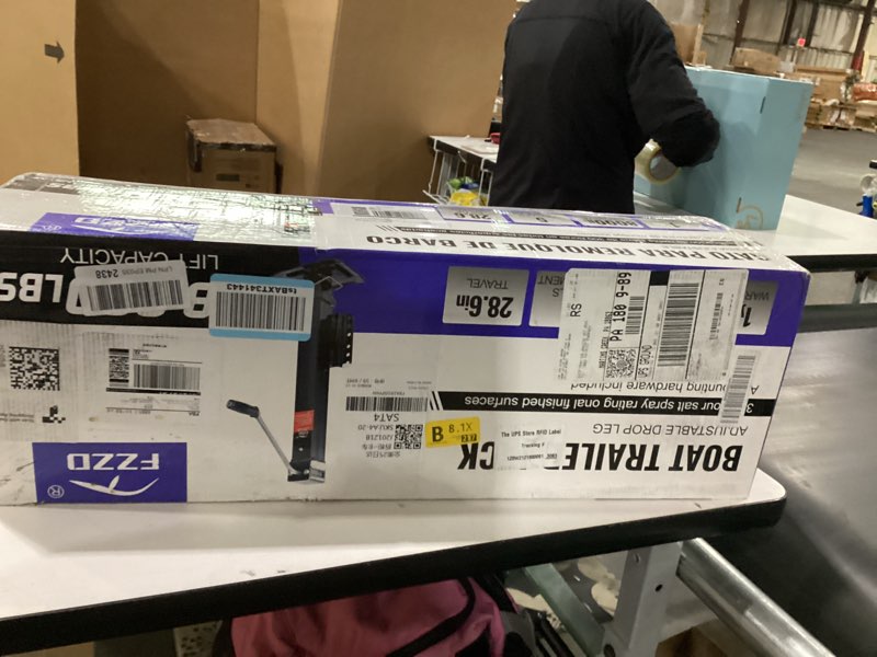 Condition photo showing New/Like New for 8000 lbs Heavy Duty Trailer Jack, 28.6" Vertical Travel, Adjustable Drop Leg, for Utility Trailers, Yacht Trailers, Boat Trailer Jacks,Black Black-8000 lbs