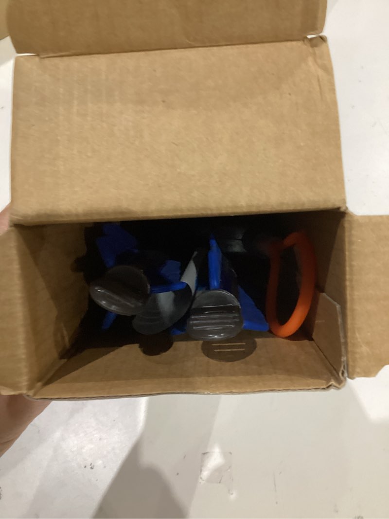 Condition photo showing As Is for Toy Rocket Launcher for Kids: Best Outdoor Toys Slingshot Rockets Launchers Air Foam Rockets Games for Boys & Girls All Ages. Party Favor Easter Basket Stuffers & Great Gifts for Ages 8 9 10 11 12 + Blue