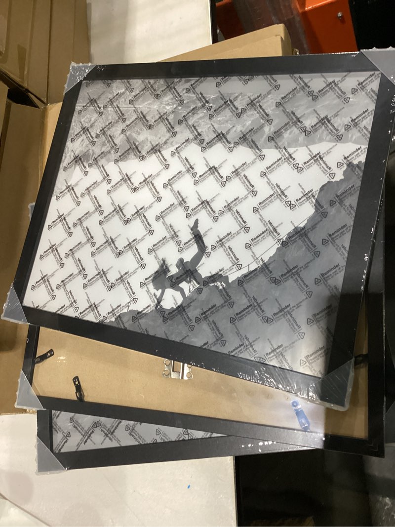 KTKDE 13x16 Picture Frame set of 3, Modern Poster Black Frame 16x13 Wooden, Vertical & Horizontal Wa