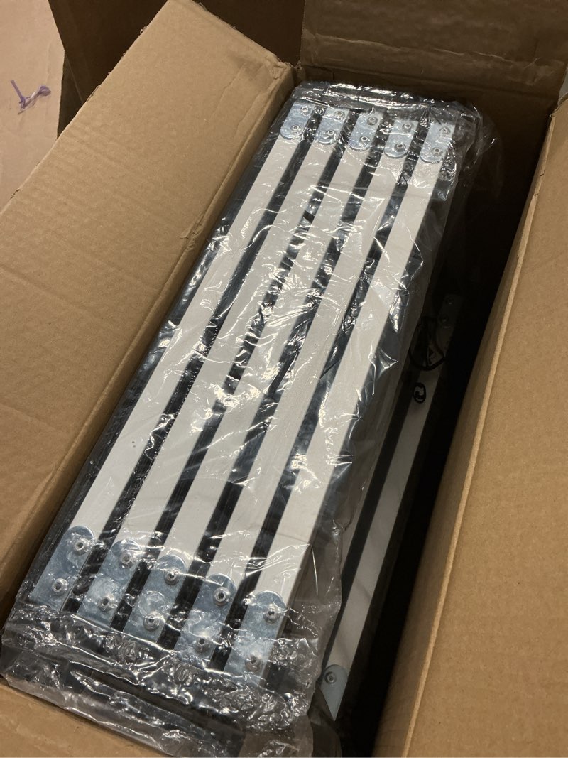 Condition photo showing New/Like New for dog stairs for large dogs - extra-wide 20-inch step 43-inch 5-step extra dog steps tall designed for oversized suvs, off-road vehicles, and pickup trucks 5-steps extra-wide and extra-tall 20" w x 41-43" h