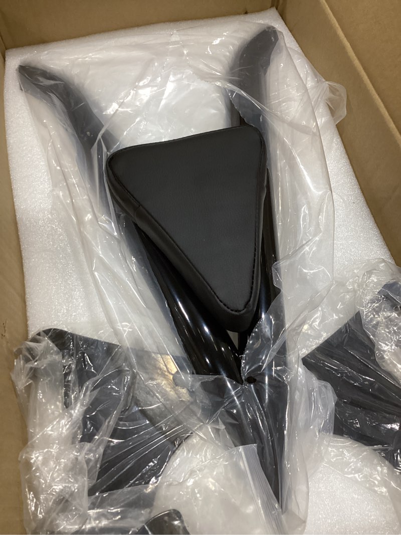 Condition photo showing Good Condition for detachable sissy bar 22" rear passenger assembled backrest pad quick release fit for harley touring cvo road king street glide road glide electra glide 1997-2008 (gloss black)