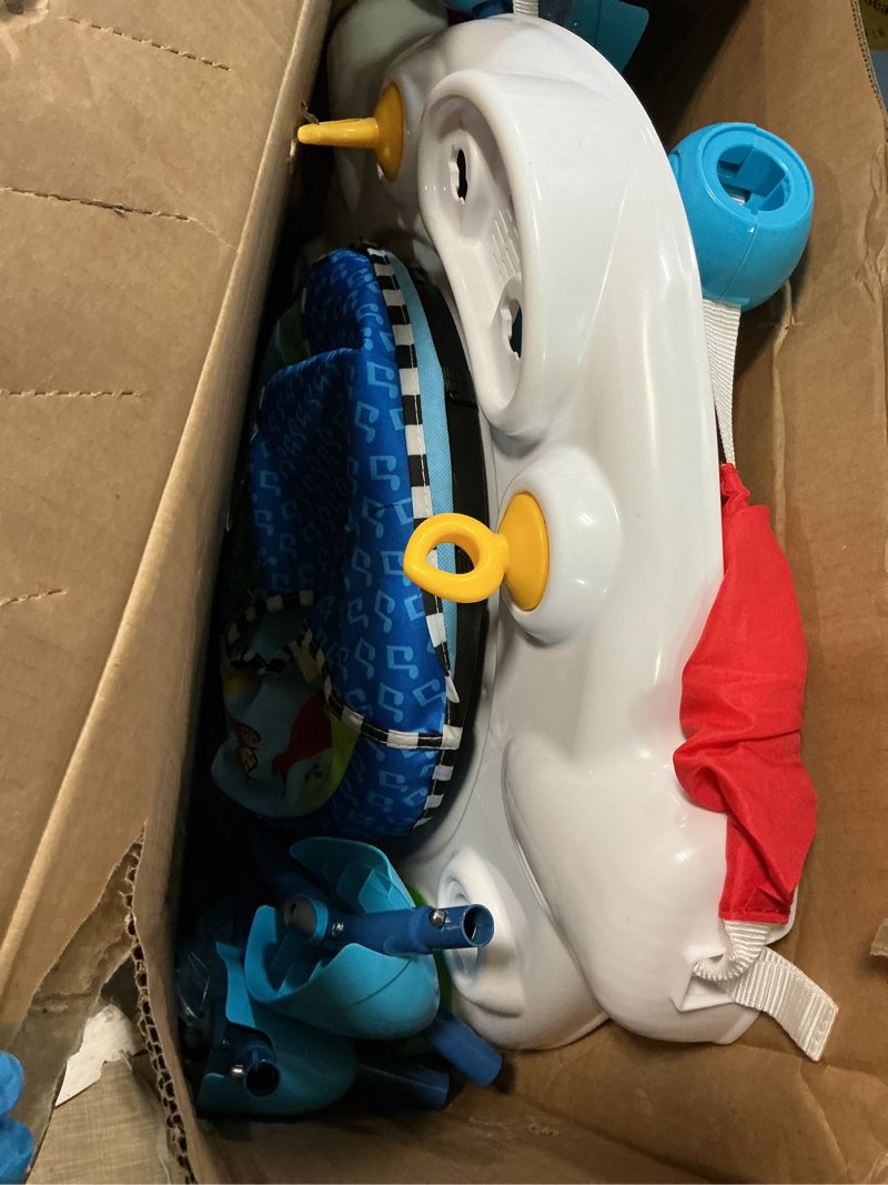 Condition photo showing Good Condition for baby einstein neighborhood symphony activity baby jumper activity center, infant entertainer with lights and melodies, age 6 months +, max weight 25 lbs., unisex comfy clean