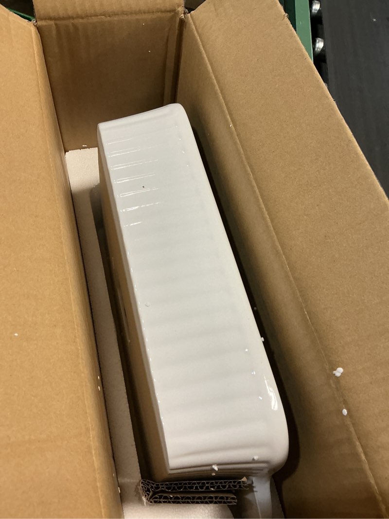 Condition photo showing New/Like New for malacasa 4.4 qt baking dish, 9x13 large casserole dish for oven, ceramic baking pan, rectangular lasagna pan deep with handles for baking, durable microwave oven safe, wedding gift,white, series bake-bake white 4.4 qt