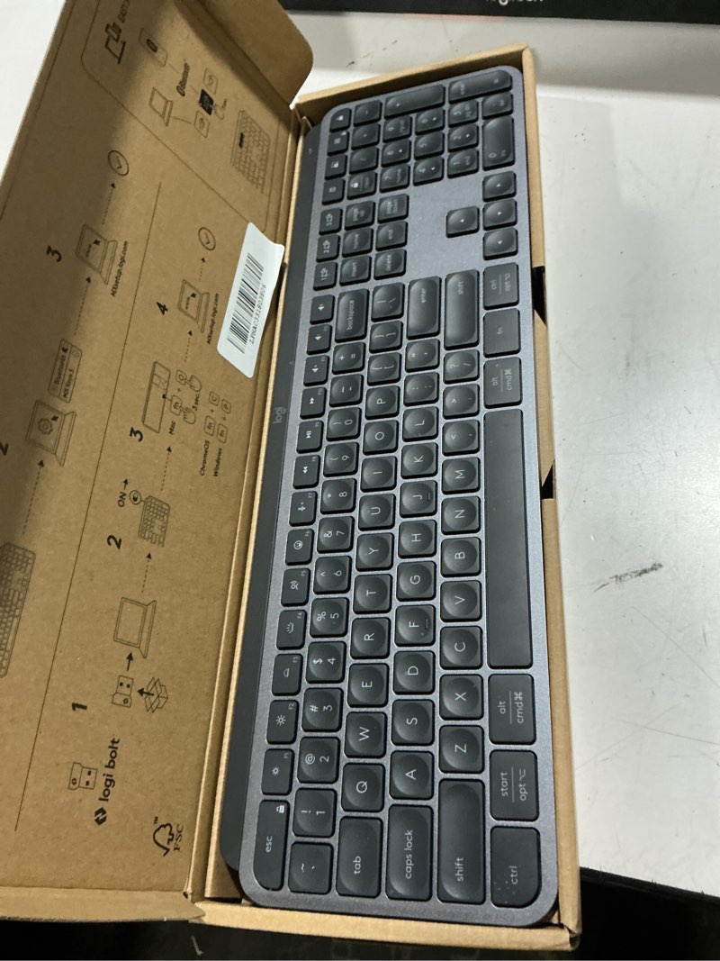 Condition photo showing As Is for Logitech G PRO X TKL Lightspeed Wireless Gaming Keyboard, Ultra-Portable Tenkeyless Design, LIGHTSYNC RGB, PBT keycaps, Tactile Switches (GX Brown) - Black Black TKL - Wireless Tactile Keyboard