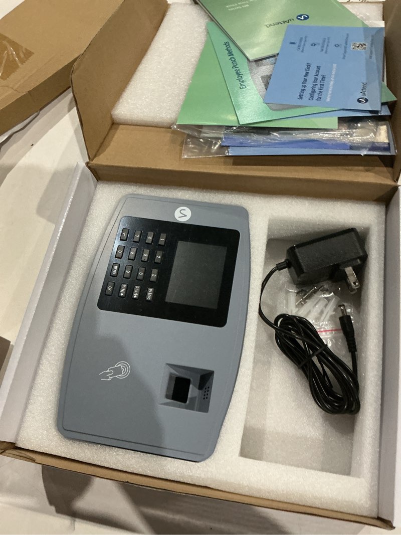 Condition photo showing Good Condition for uAttend BN6000 Biometric Time Clock System for Small Business with Cloud-Based Employee Timecards BN6000N