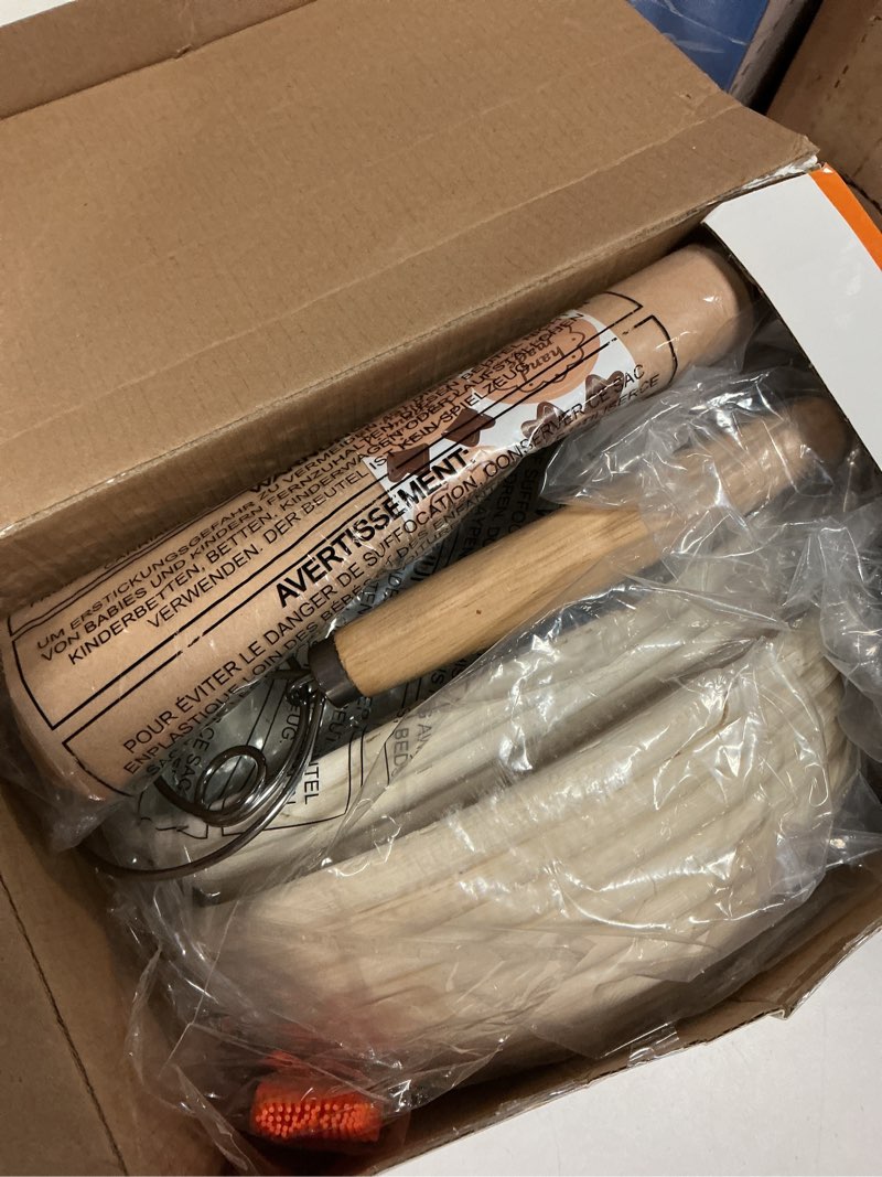 Condition photo showing Good Condition for sourdough bread baking supplies, sourdough starter kit, bread proofing basket, bread making tools kit, sour dough kit tools, sourdough proofing basket, sourdough kit gifts for bakers women wife mom sourdough kit with jar