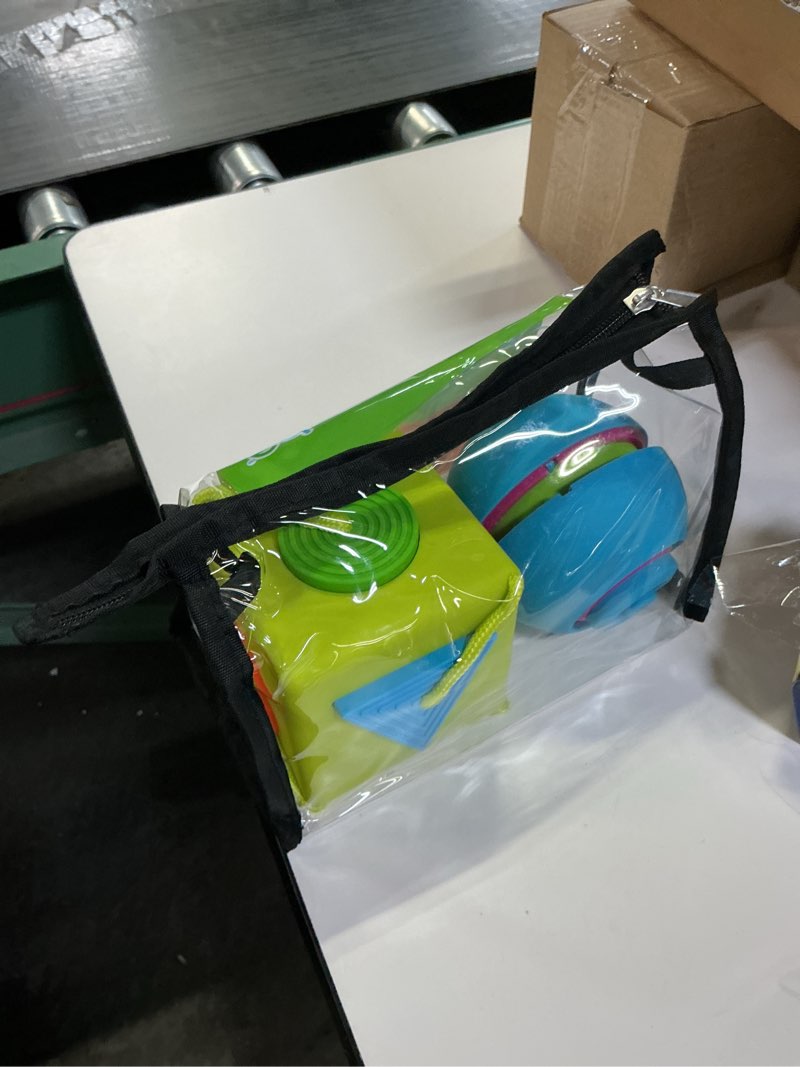 Condition photo showing New/Like New for Fat Brain Toys Lil Dimpl Keychain - Orange - Popping Fidget Toy for Kids & Adults