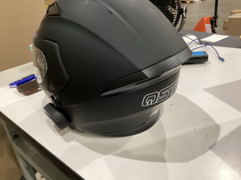 Condition photo showing Good Condition for qst bluetooth motorcycle helmet size large. dot certified