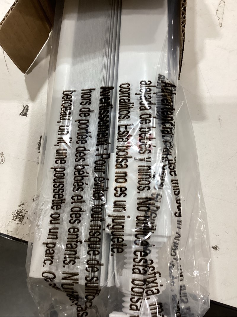 Condition photo showing Good Condition for lazblinds cordless cellular shades, no tools no drill blackout honeycomb shades pleated blinds for windows, 31'' w x 36'' h, silver white blackout-silver white 31'' w × 36'' h