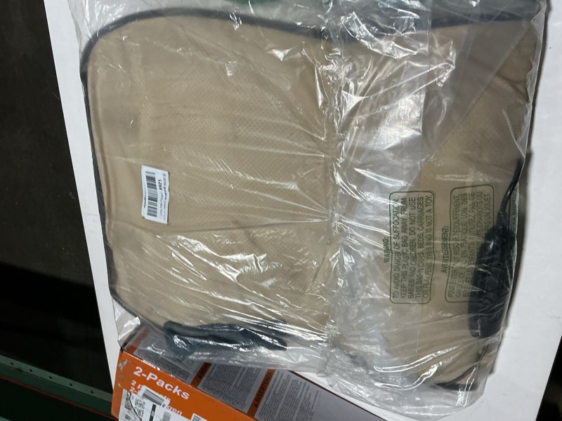 Condition photo showing As Is for Snailax Massage Seat Cushion with Heat - Extra Memory Foam Support Pad in Neck and Lumbar,10 Vibration Massage Motors, 2 Heat Levels, Back Massager Chair Pad for Back Navy Blue