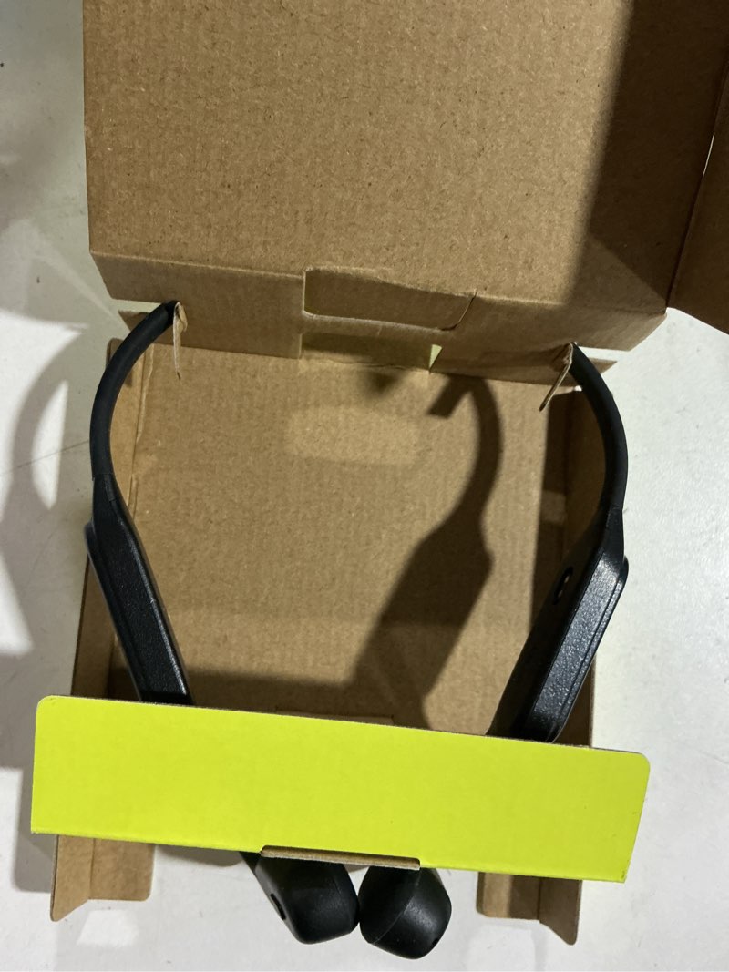 Condition photo showing Good Condition for onn. wireless bone conduction headphones with storage pouch, new