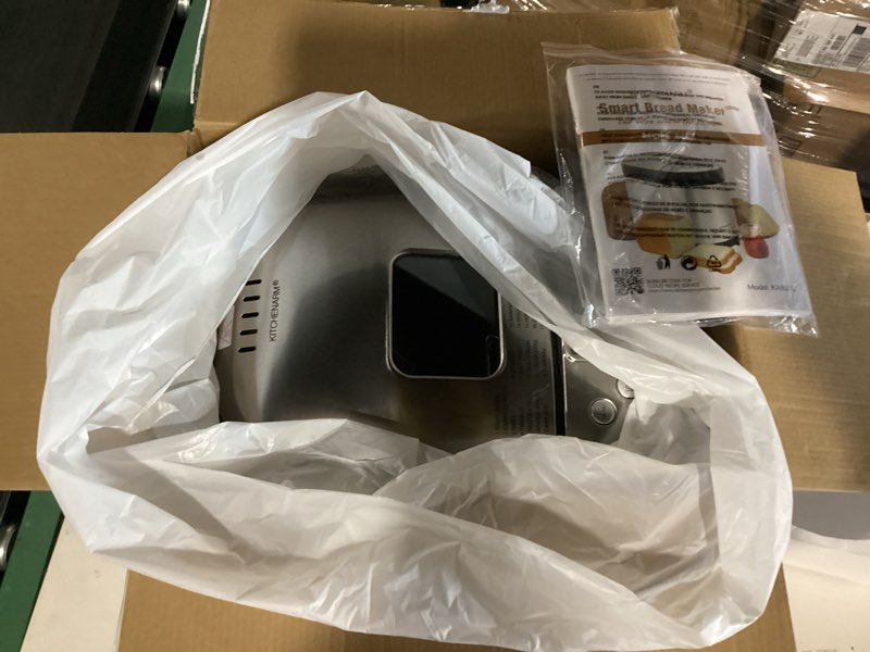 Condition photo showing New/Like New for kitchenarm 29-in-1 smart bread machine with gluten free setting 2lb 1.5lb 1lb bread maker machine with homemade cycle - stainless steel breadmaker with recipes whole wheat bread making machine