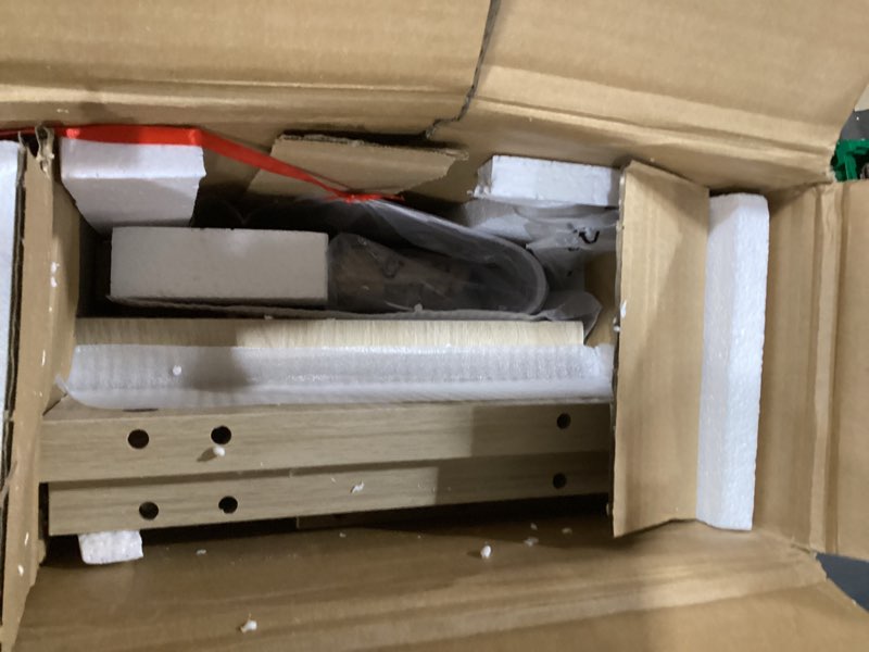 Condition photo showing Good Condition for FATORRI Console Table for Entryway Storage, Wood Sofa Tables for Living Room, Couch Table with 2 Drawers for Hallway (47.2 inch, Light Walnut)